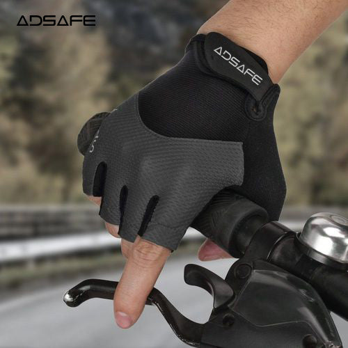 ADSAFE Half Finger Cycling Gloves – Breathable, Shock-Absorbing Sports Gloves for Men & Women
