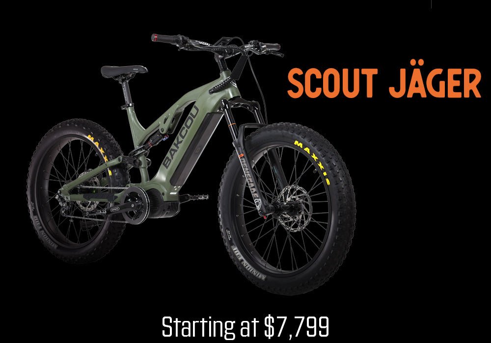 Scout Jäger - Full Suspension All-Terrain eBike, Bakcou