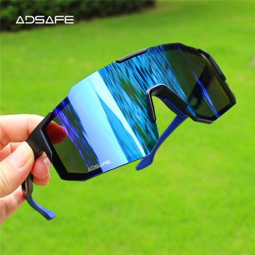 Lightweight & Polarized Adsafe Sport Sunglasses for Outdoor Cycling and Running