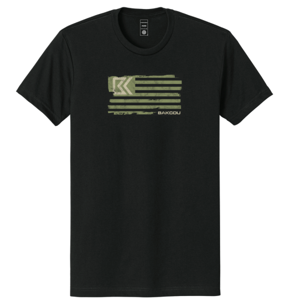 Bakcou Military Flag Tee