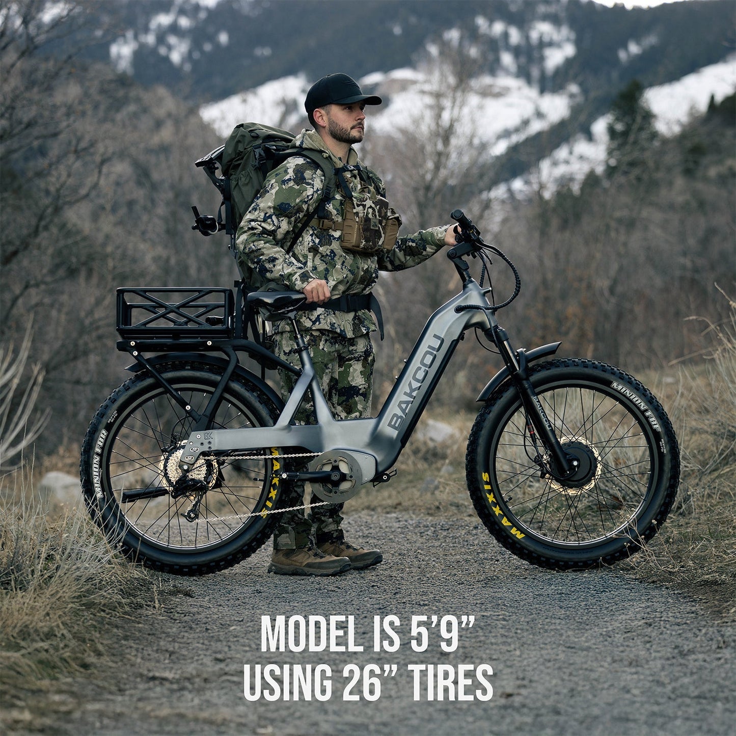 Kodiak SD AWD - All Terrain e-Bike, Bakcou